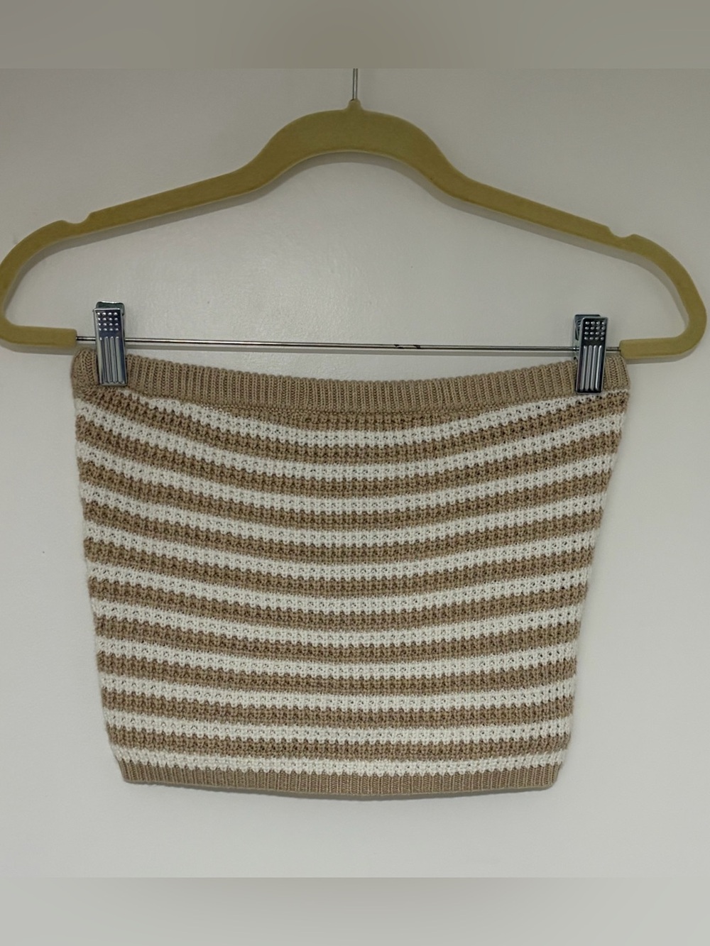 Rhythm. Women’s Stripe Strapless Knit Top Size Small NWT Australia Surf Brand